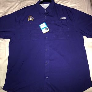 Columbia | Shirts | Ecu Button Down Pfg 